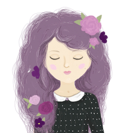 Violet girl