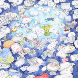 Сновидец и сновиденческие одеяльца.