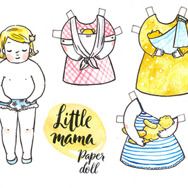 Бумажная куколка