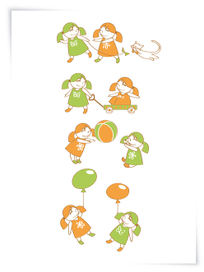 Играющие девочки