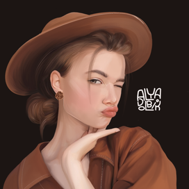 Девушка в шляпе