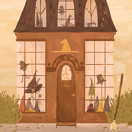 Винтажный магазин  волшебных шляп