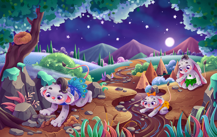 Иллюстрация к книге "Найди свой камень" 