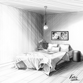 Спальня (штриховка)