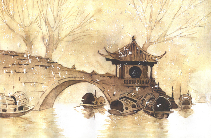 копия с работы китайского художника Сян Минь Цзен