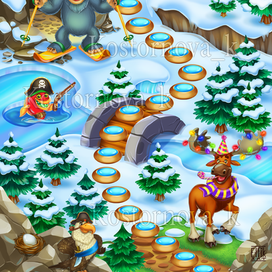 карта для игры три в ряд 