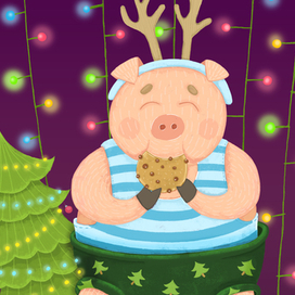 Новогодний Хрюн