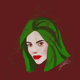 Зеленоволосая 