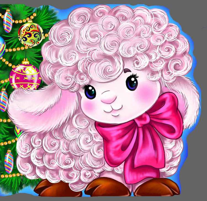 книжка-игрушка "Барашек"