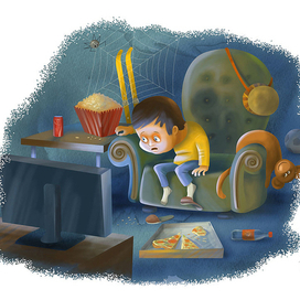 Дети, не смотрите долго телевизор!