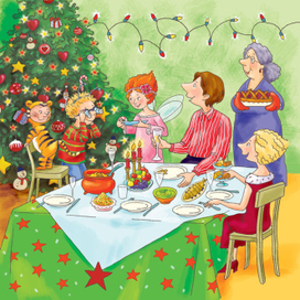 Иллюстрация к книжке "Christmas"