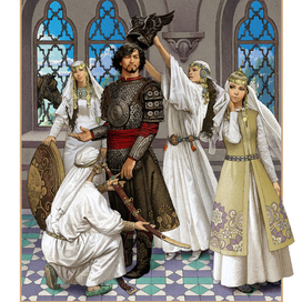 Иллюстрация к сказке А.С. Пушкина Руслан и Людмила.