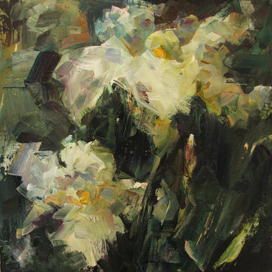 этюд с ирисом