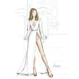 Девушка в Милане