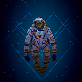 Обезьяна комонавт