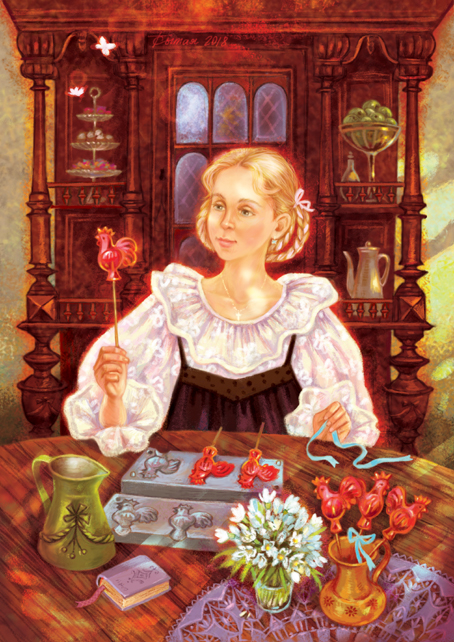 Сахарный петушок