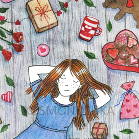 Февраль  День святого Валентина