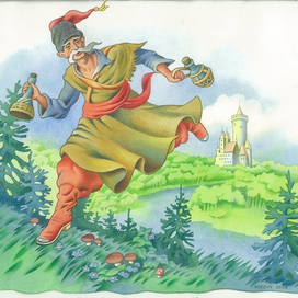 иллюстрация /Летучий корабль/ 2002г