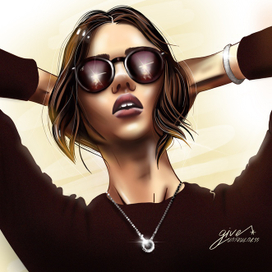 Портрет Марии Тимошенко по фото 