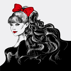 Красный бант