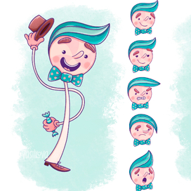 Разработка персонажа для магазина сладостей