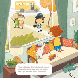 Разворот детской книжки