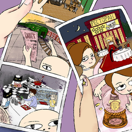 Иллюстрация из словаря "Живой Русский" для РКИ 