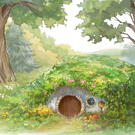 "Заячья нора" - иллюстрация №1 к книге "Летауший заяц"
