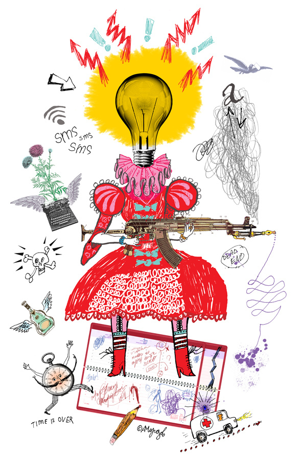 Редактор перед сдачей номера 