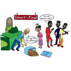 Салат из макарон