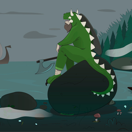 Дракон-викинг