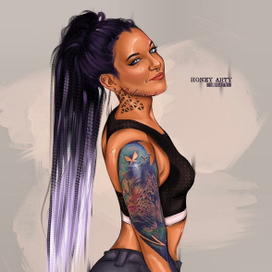 Логотип портрет иллюстрация На заказ 