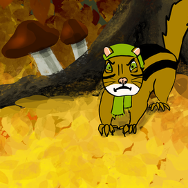 Иллюстрация с персонажем