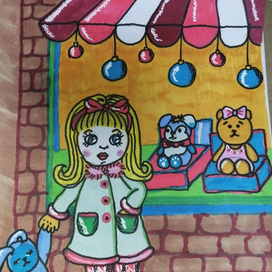 Витрина детского магазина