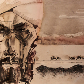 "По снесенным головам великан" (цитата из поэмы)