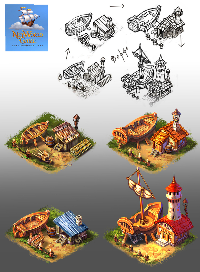 Мультяшная серия - верфь.