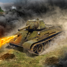 OT-34 (box art for ICM)