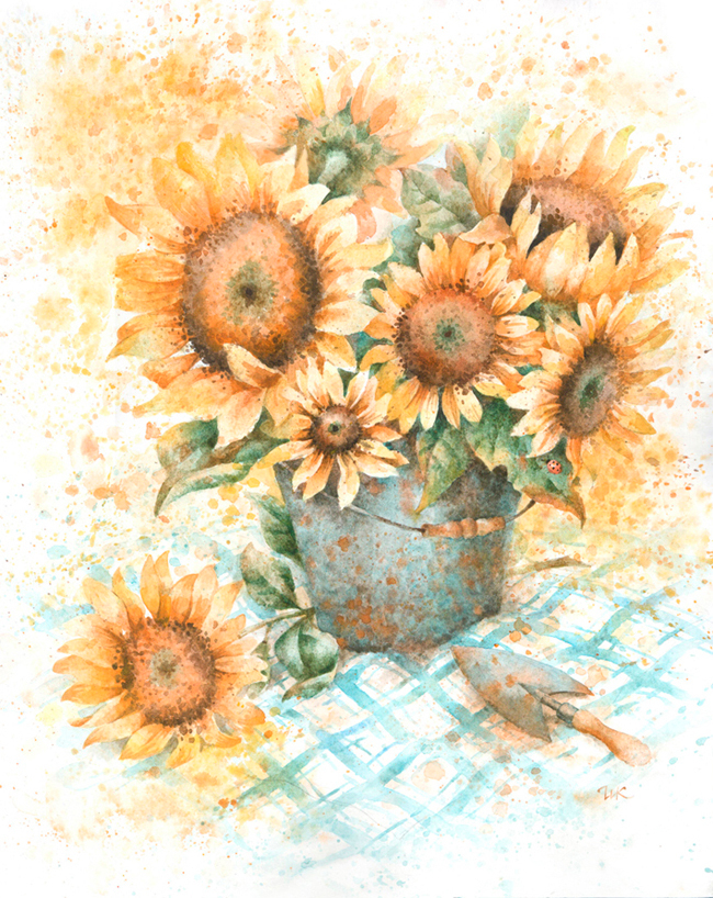 Подсолнухи