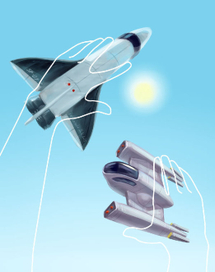 на перегонки до марса