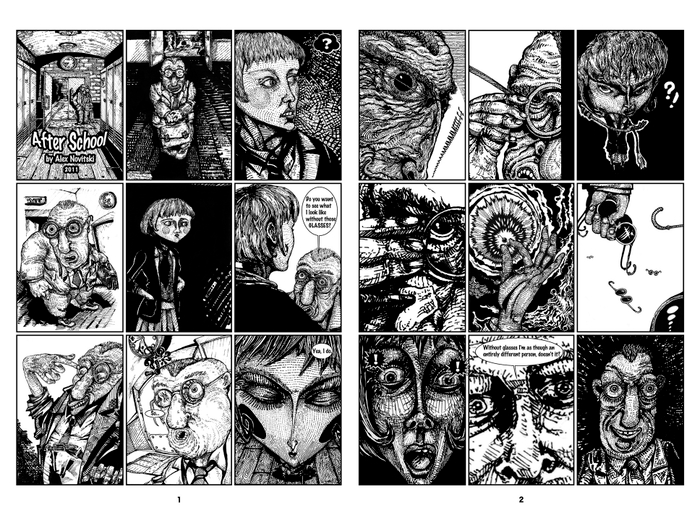 Comic strip “After School” (Ex Machina 7, issue#3 2011)