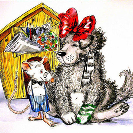 собака Маша и крысёнок Фурсик