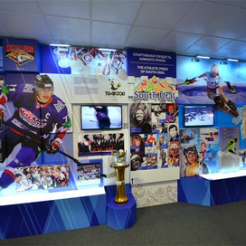 оформление стенда от региона на олимпиаде в Сочи