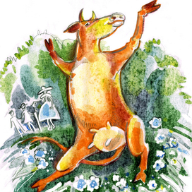 корова из "Мери Поппинс"