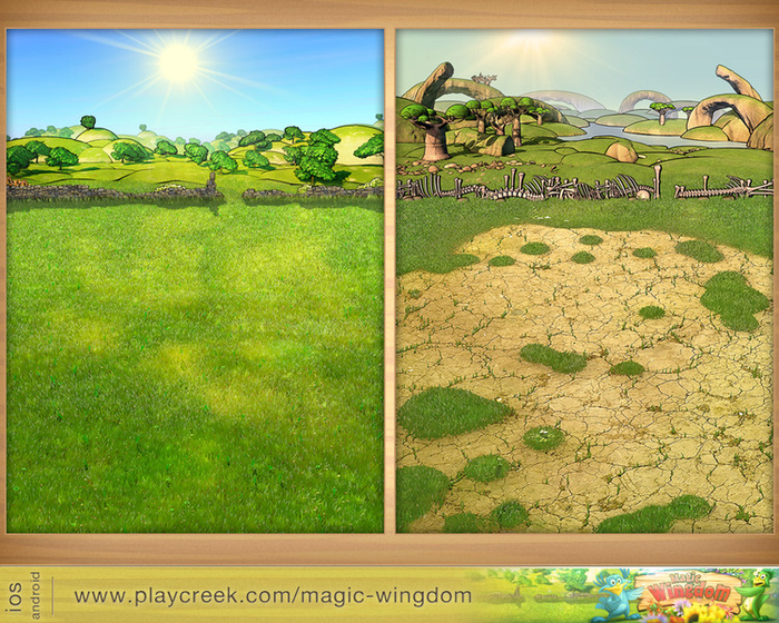 Фоны игры Magic Wingdom