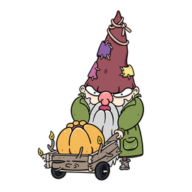 Гном и тыква