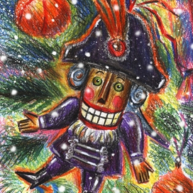 Щелкунчик на ёлке.