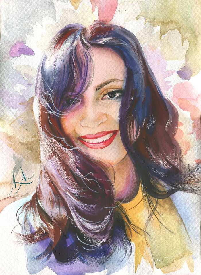 Очень знакомая девушка.