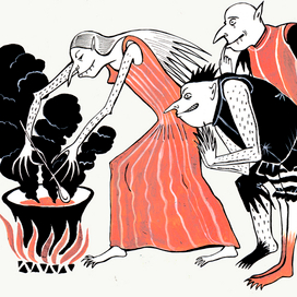 людоеды. "Рыжий Рыцарь"