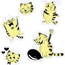Стикеры "Котик"