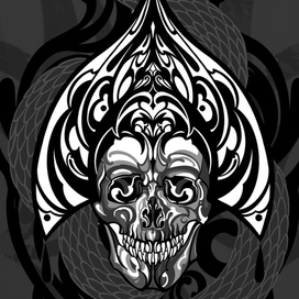 Череп в кокошнике